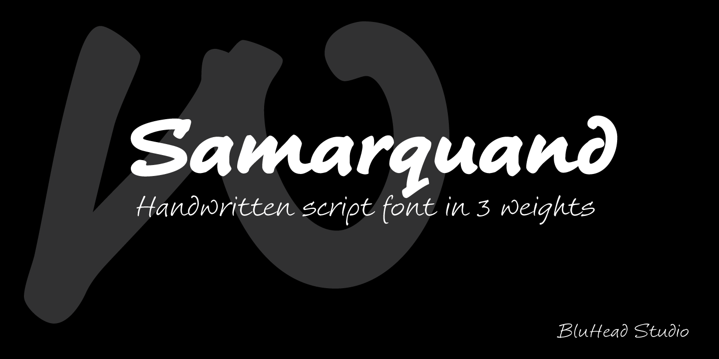 Samarquand Font preview